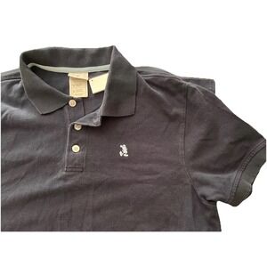 Disney Mickey Mouse Polo Cotton Vintage Navy Medium